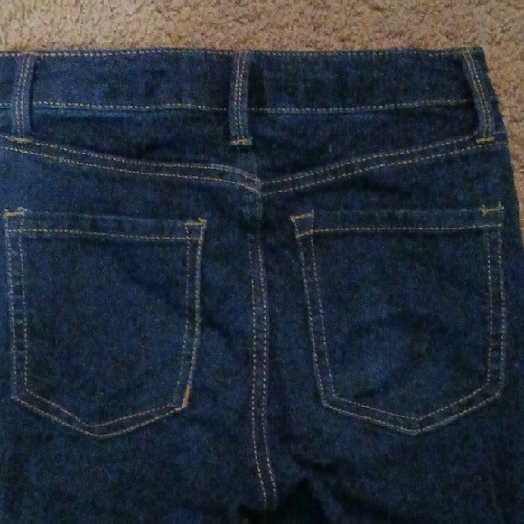 No Boundaries Women's Deep Indigo Flare Jeans - Picture 5 of 6